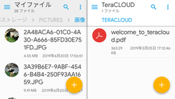 左右両方のパネルを同時表示